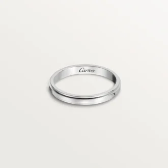 Cartier D’amour vigselring – platina – Cartier