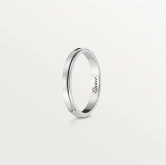 Cartier D’amour vigselring – platina – Cartier