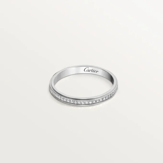 Cartier D’amour vigselring – platina, diamanter – Cartier Cartier D’amour vigselring – platina, diamanter – Cartier