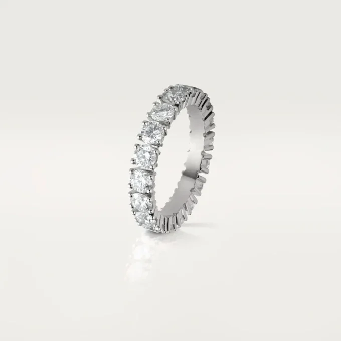 Cartier Destinee vigselring, 4,1 mm bredd, pavé