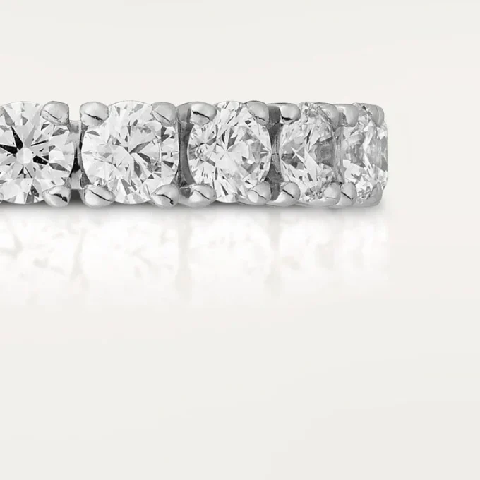 Cartier Destinee vigselring, 4,1 mm bredd, pavé