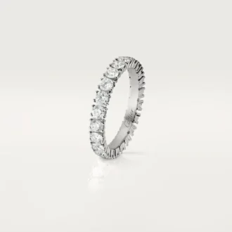 Cartier Destinee vigselring – platina, diamanter – Cartier