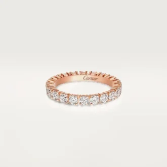 Cartier Destinee vigselring – rosa guld, diamanter – Cartier