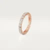 Cartier Destinee vigselring – rosa guld, diamanter – Cartier
