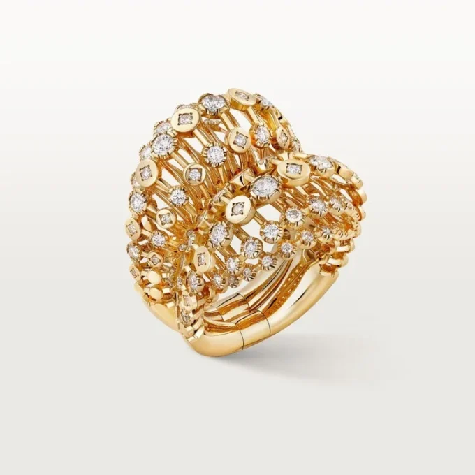 Cartier Libre Polymorph-ring, omformbar, diamanter