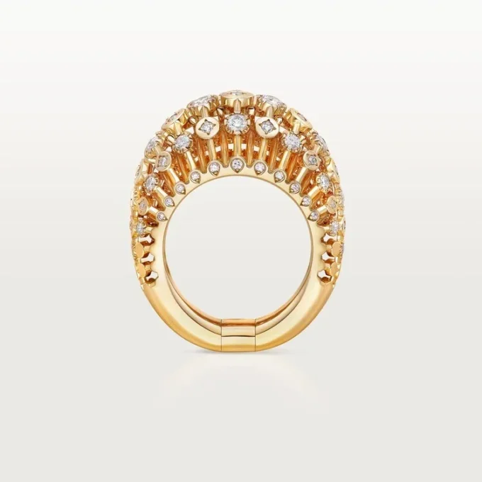 Cartier Libre Polymorph-ring, omformbar, diamanter