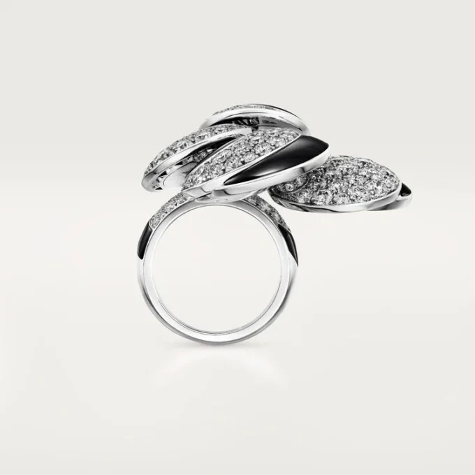 Cartier Libre Polymorph-ring, onyx, omformbar
