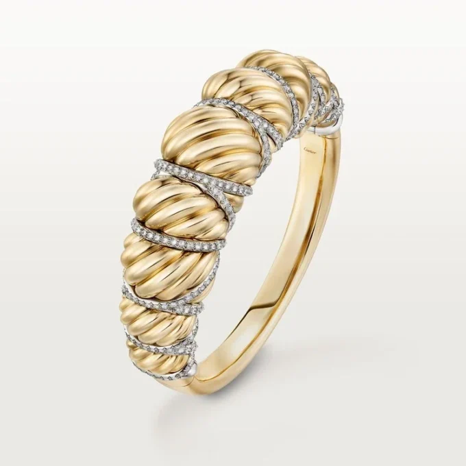 Cartier Libre Tressage-armband, diamanter Cartier Libre Tressage-armband, diamanter