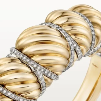 Cartier Libre Tressage-armband, diamanter Cartier Libre Tressage-armband, diamanter