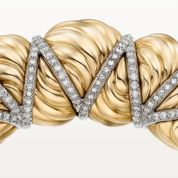 Cartier Libre Tressage-armband, diamanter Cartier Libre Tressage-armband, diamanter