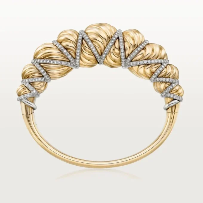 Cartier Libre Tressage-armband, diamanter Cartier Libre Tressage-armband, diamanter