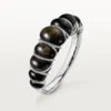 Cartier Libre Tressage-armband, obsidian, diamanter Cartier Libre Tressage-armband, obsidian, diamanter