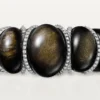 Cartier Libre Tressage-armband, obsidian, diamanter Cartier Libre Tressage-armband, obsidian, diamanter