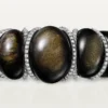 Cartier Libre Tressage-armband, obsidian, diamanter Cartier Libre Tressage-armband, obsidian, diamanter