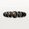 Cartier Libre Tressage-armband, obsidian, diamanter Cartier Libre Tressage-armband, obsidian, diamanter