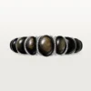Cartier Libre Tressage-armband, obsidian, diamanter Cartier Libre Tressage-armband, obsidian, diamanter