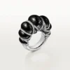 Cartier Libre Tressage-ring, metakvartsit, diamanter