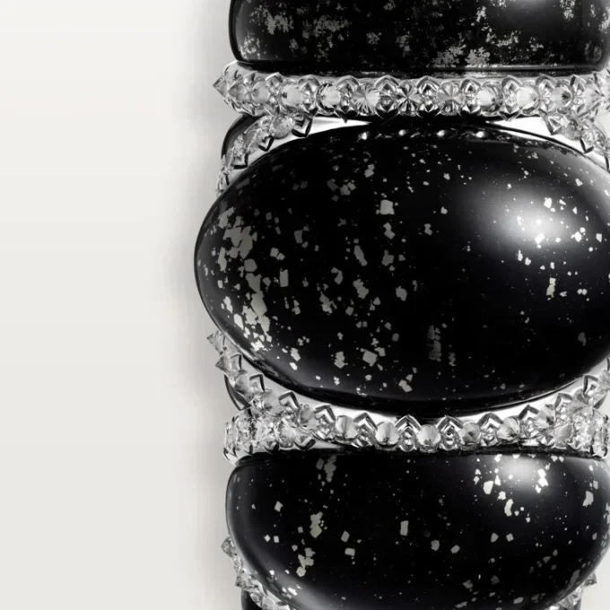 Cartier Libre Tressage-ring, metakvartsit, diamanter
