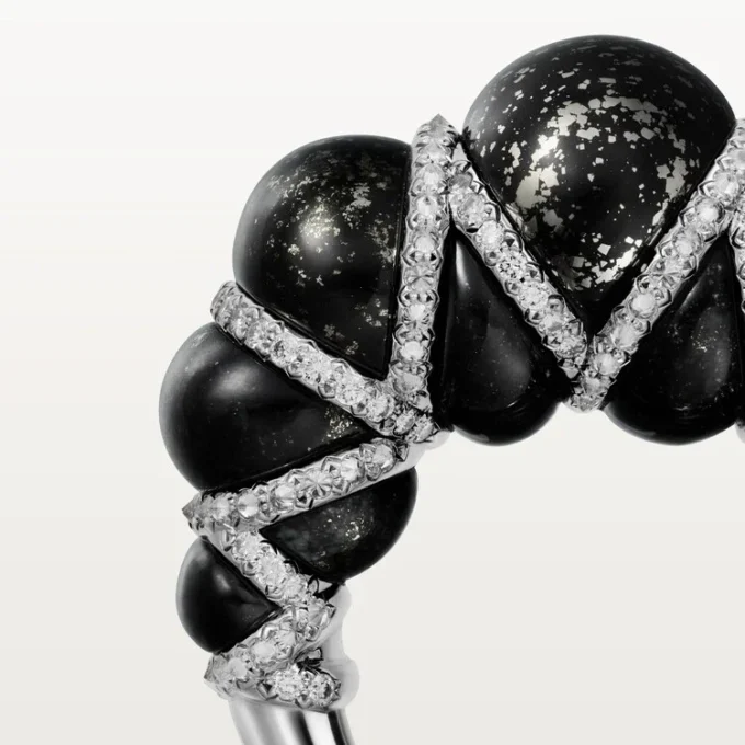 Cartier Libre Tressage-ring, metakvartsit, diamanter