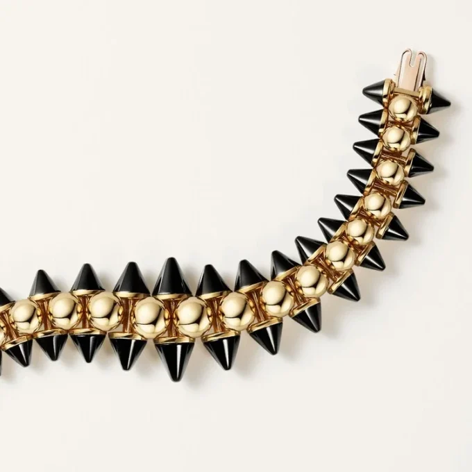Clash De Cartier-armband, flexibelt, extra stort modell, onyx Clash De Cartier-armband, flexibelt, extra stort modell, onyx