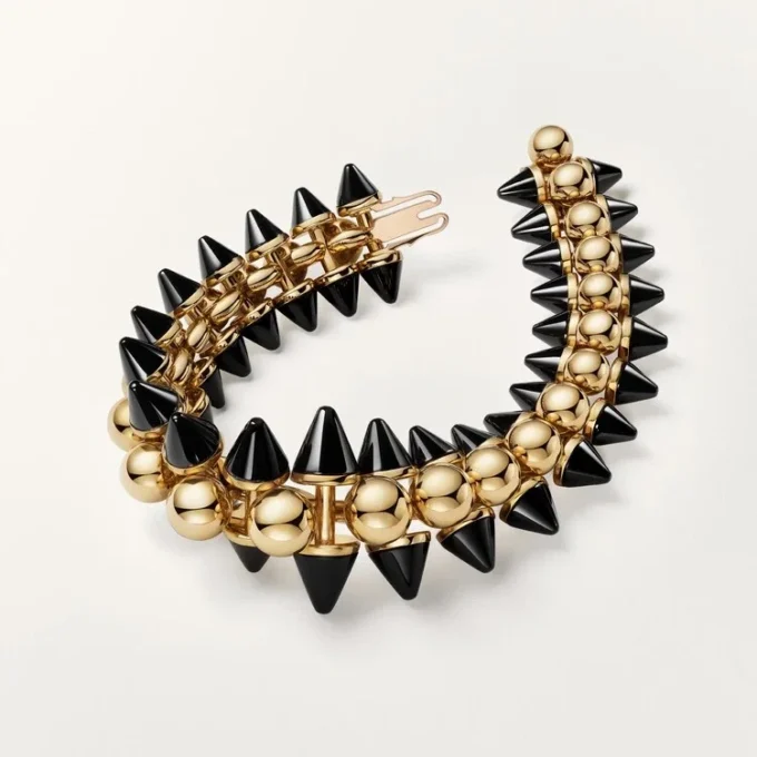 Clash De Cartier-armband, flexibelt, extra stort modell, onyx Clash De Cartier-armband, flexibelt, extra stort modell, onyx