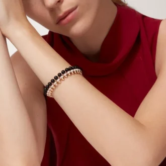 Clash De Cartier-armband, flexibelt, onyx, extra stor modell, diamanter Clash De Cartier-armband, flexibelt, onyx, extra stor modell, diamanter