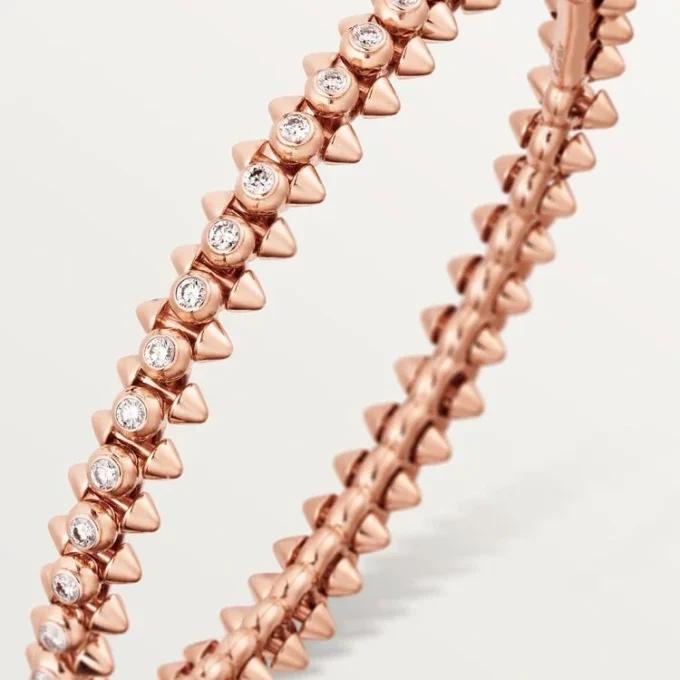 Clash De Cartier-armband, medelstor modell, diamanter Clash De Cartier-armband, medelstor modell, diamanter