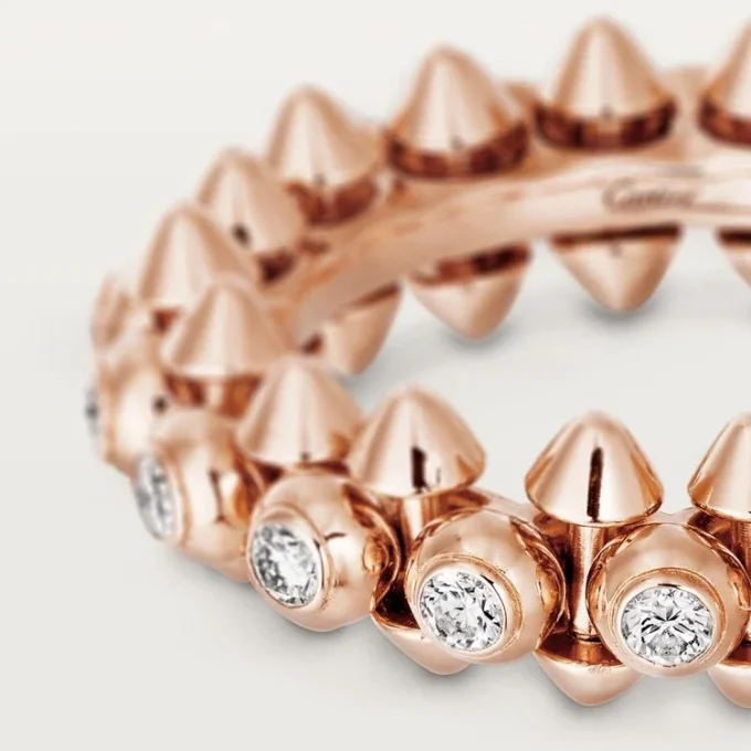 Clash De Cartier – Diamantring i roséguld | Cartier Us