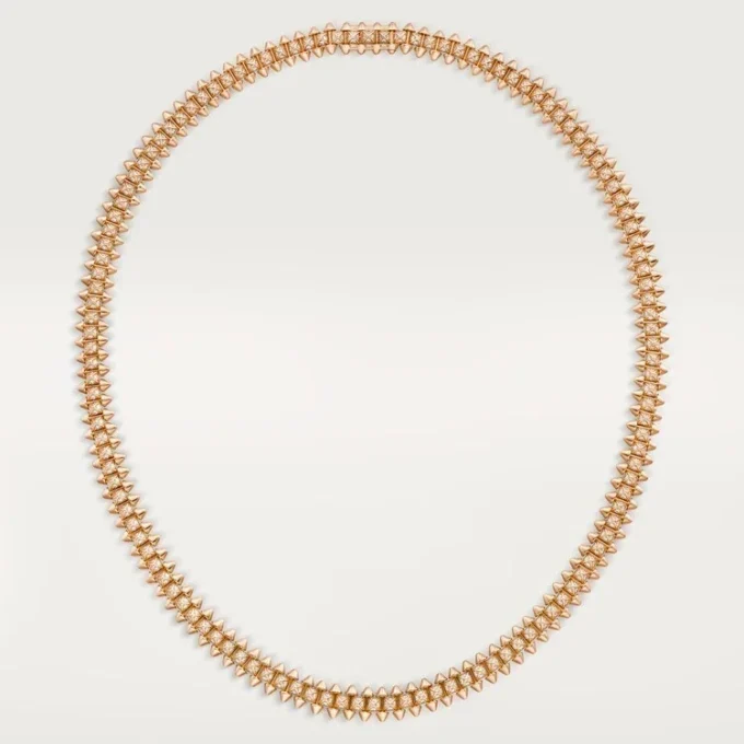 Clash De Cartier-halsband, flexibelt, liten modell, pavé Clash De Cartier-halsband, flexibelt, liten modell, pavé