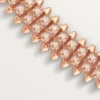 Clash De Cartier-halsband, flexibelt, dubbelradigt, pavé Clash De Cartier-halsband, flexibelt, dubbelradigt, pavé