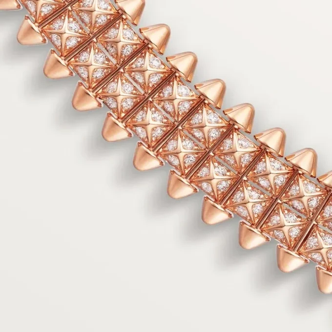 Clash De Cartier-halsband, flexibelt, dubbelradigt, pavé Clash De Cartier-halsband, flexibelt, dubbelradigt, pavé