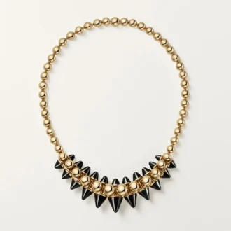 Clash De Cartier-halsband, flexibelt, extra stor modell, onyx