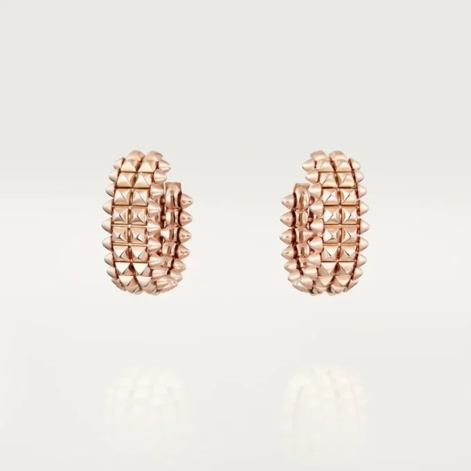Clash De Cartier hoop-örhängen, dubbelrad Clash De Cartier hoop-örhängen, dubbelrad