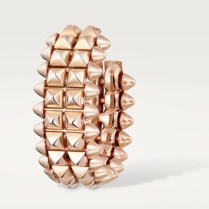 Clash De Cartier hoop-örhängen, dubbelrad Clash De Cartier hoop-örhängen, dubbelrad