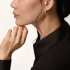 Clash De Cartier hoop-örhängen, liten modell, pavé Clash De Cartier hoop-örhängen, liten modell, pavé