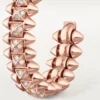 Clash De Cartier hoop-örhängen, liten modell, pavé Clash De Cartier hoop-örhängen, liten modell, pavé
