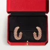 Clash De Cartier hoop-örhängen, liten modell, pavé Clash De Cartier hoop-örhängen, liten modell, pavé