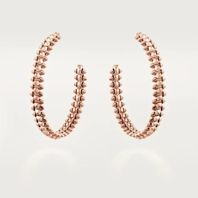 Clash De Cartier hoop-örhängen, liten modell – roséguld – Cartier Clash De Cartier hoop-örhängen, liten modell – roséguld – Cartier