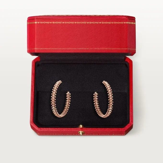 Clash De Cartier hoop-örhängen, liten modell – roséguld – Cartier Clash De Cartier hoop-örhängen, liten modell – roséguld – Cartier