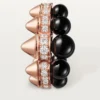 Clash De Cartier hoop-örhängen, onyx, extra stor modell, diamanter Clash De Cartier hoop-örhängen, onyx, extra stor modell, diamanter