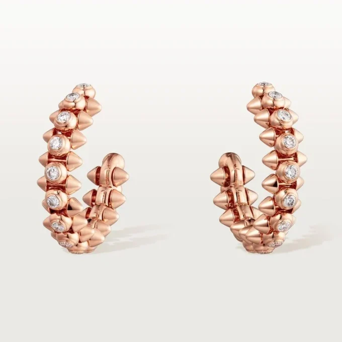 Clash De Cartier örhängen Diamanter – Roséguld, Diamanter – Cartier Clash De Cartier örhängen Diamanter – Roséguld, Diamanter – Cartier