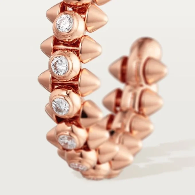Clash De Cartier örhängen Diamanter – Roséguld, Diamanter – Cartier Clash De Cartier örhängen Diamanter – Roséguld, Diamanter – Cartier