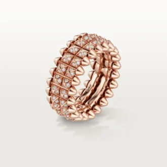 Clash De Cartier-ring, dubbelradig, pavé