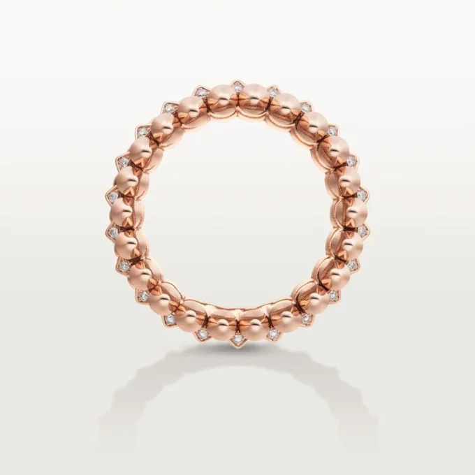 Clash De Cartier-ring, dubbelradig, pavé