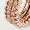 Clash De Cartier-ring, dubbelradig, pavé