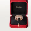 Clash De Cartier-ring, dubbelradig, pavé