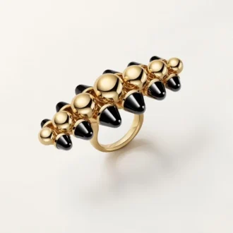 Clash De Cartier-ring, extra stor modell, onyx