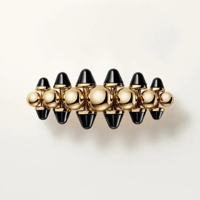 Clash De Cartier-ring, extra stor modell, onyx