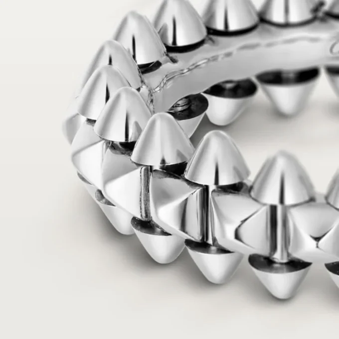 Clash De Cartier-ring, liten modell – vitguld – Cartier