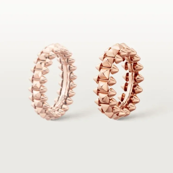 Clash De Cartier-ring, medelstor modell – rosa guld – Cartier